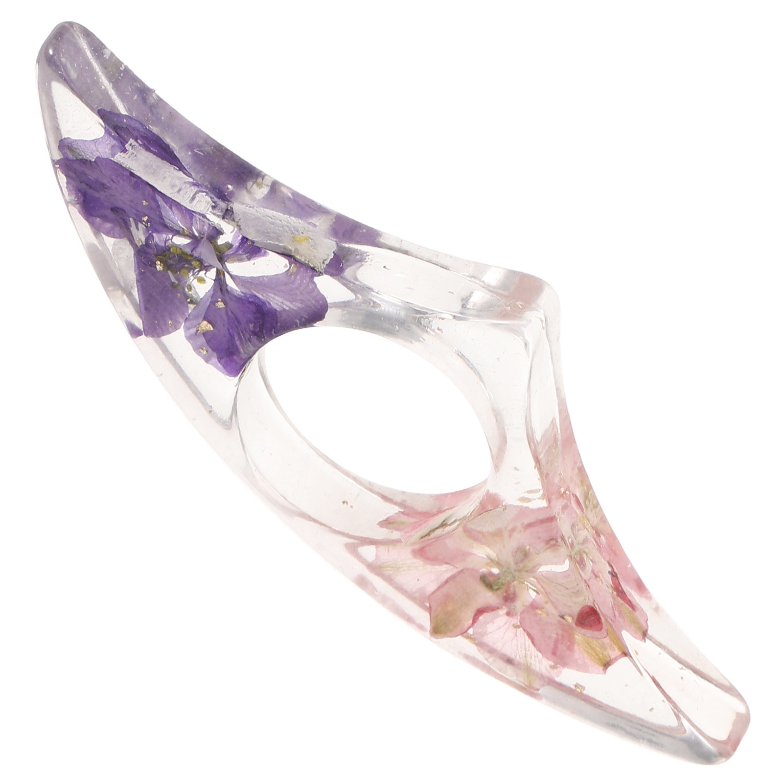 Dried Flower Bookmark - علامة كتاب من الراتنج على شكل