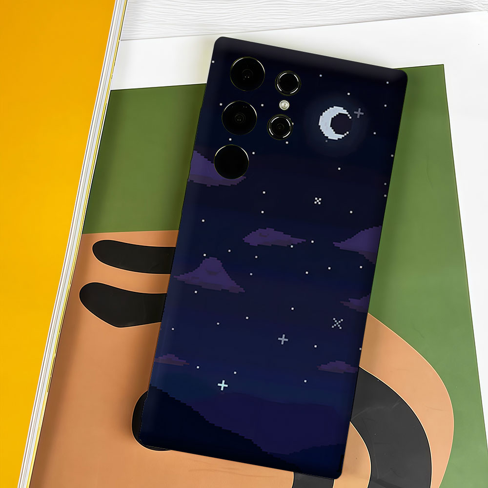 غطاء هاتف بيكسل نايت سكاي لسام - مراجعة Custom Night Sky وسعره